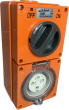 Three Phase 4 Round Pin Combo Switch & Socket