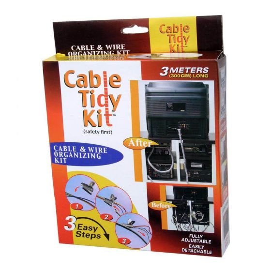 Cable Tidy Kit - Neatly Binds Bundles of Cables Together
