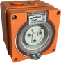 Single Phase 3 Round Pin Socket