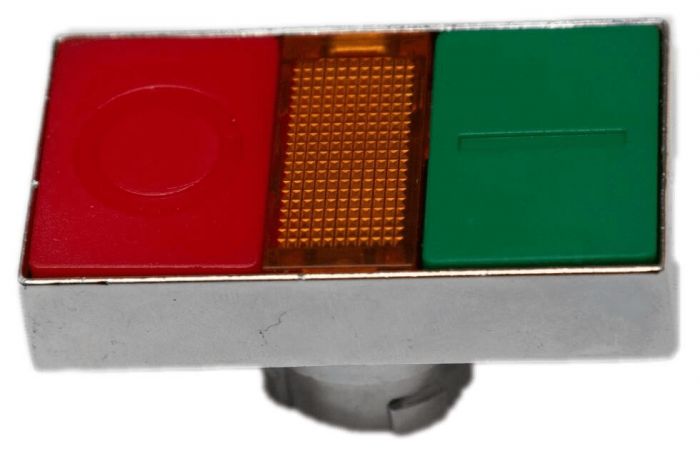 Push Button - Double Green/Red with Lamp