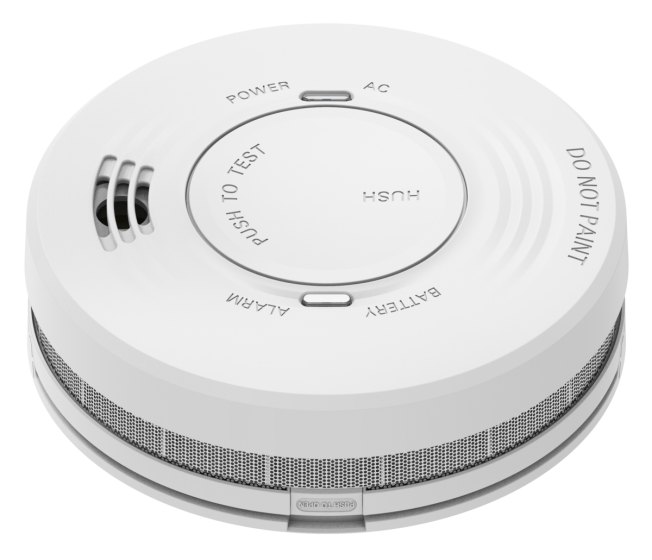 HYBRID SERIES SMOKE ALARM 10 YEAR BATTERY OR 240V POWERED 