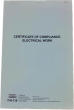 Certificate Of Compliance Electrical Work Book - NECA CCEW