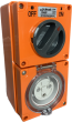 Single Phase 3 Round Pin Combo Switch & Socket