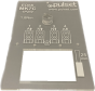 Metering Template Transparent Acrylic