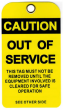 Yellow Tag - Out of Service 5PK