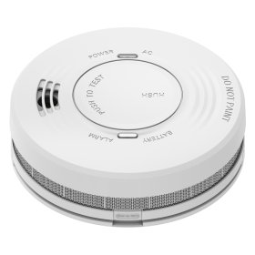 HYBRID SERIES SMOKE ALARM 10 YEAR BATTERY OR 240V POWERED 