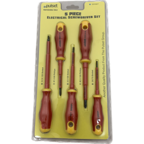 1000V INSULATED ELECTRICAL SCREWDRIVER SET 5PCS